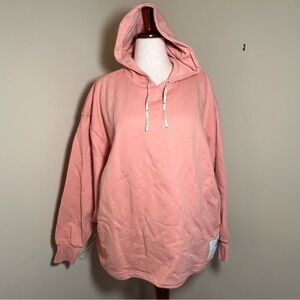 NEW NWT Adidas Oversized Long Sleeve Hoodie with Adjustable Drawstring Sides